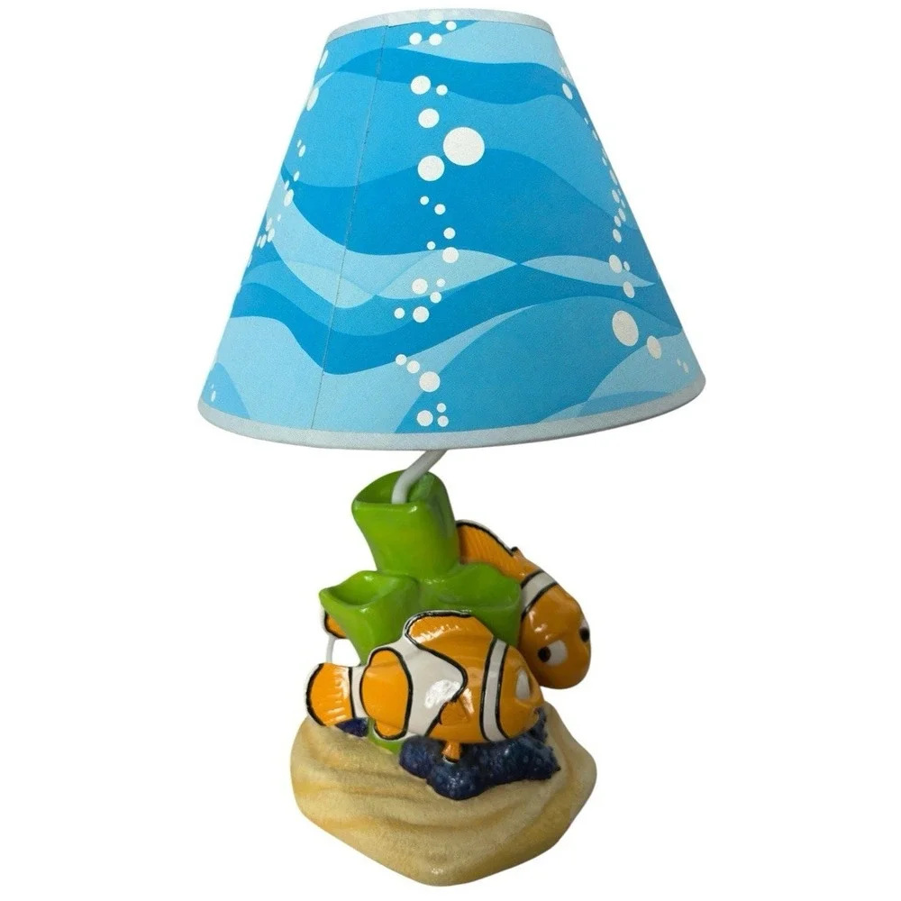 Disney Pixar Finding Nemo Table Lamp Nightlight Hampton Bay Nursery Room